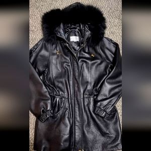Leather Jacket woman's small